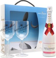 Moet & Chandon Rose Ice Champagne / Glass Pack