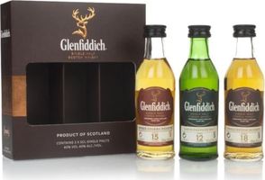 Glenfiddich Triple Pack (3 x 50ml) Single Malt Whisky