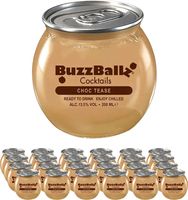 Buzzballz Pre-Bottled Cocktail Choc Tease 12 x 200ml