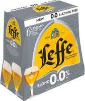 Leffe Blonde 0% Alcohol Free Beer 6X250ml