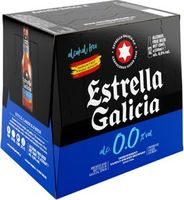 Estrella Galicia 0.0% Spanish Lager 12 x 330m...