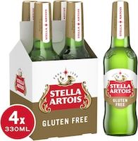 Stella Artois Premium Belgium Lager Gluten Free 4x330ml