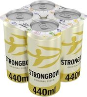 Strongbow Cider Cans 4 x 440ml