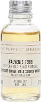 Balvenie 25 Year Old Single Barrel Sample / Traditional Oak Speyside Whisky