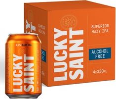 Lucky Saint Alcohol Free Hazy IPA 4x330ml Cans