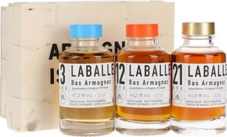 Laballe Armagnac is Back Set / 3, 12, 21 Year Old / 3x10cl