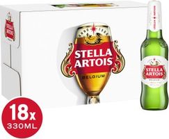 Stella Artois Belgium Premium Lager Beer 18 x 330ml