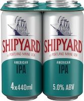 Shipyard American IPA Ale Beer Bottle 4X440ml