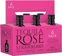 Tequila Rose Strawberry Cream Liqueur 6x