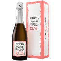 Champagne louis roederer - brut nature rose  ...