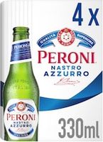 Peroni Nastro Azzurro Premium Lager 4x330ml