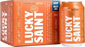 Lucky Saint Alcohol Free Hazy IPA 4x330ml Cans