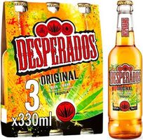 Desperados Tequila Lager Beer Bottles