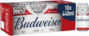 Budweiser Beer Cans 10x440ml