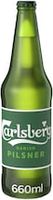Carlsberg Danish Pilsner Lager Beer Bottle 660ml