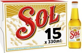 Sol Original Mexican Lager 15x330ml