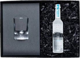 Personalised Shot Glass with Belvedere Vodka ...