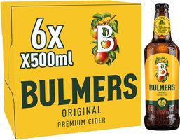 Bulmers Original Premium Cider Bottles 6 x 50...