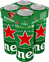 Heineken Lager Beer 4x568ml