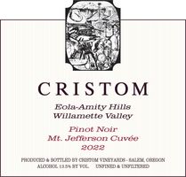 Cristom Mt. Jefferson Cuvee Pinot Noir (375ML half-bottle)