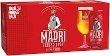 Madri Excepcional Premium Lager Beer Can 10 x 440ml