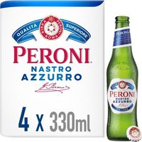 Peroni Nastro Azzurro Premium Lager 4x330ml