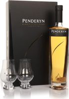 Penderyn Madeira Finish Gift Set with 2x Glas...