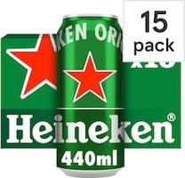 Heineken Original Premium Lager Beer 15x440ml