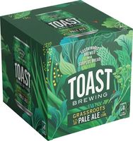 Toast Brewing Grassroots Pale Ale 4x330ml