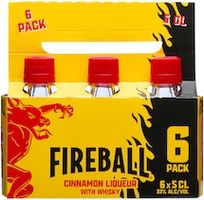 Fireball Cinnamon Whisky Liqueur 5cl Mini