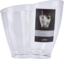 BarCraft Clear Acrylic Double Sided Drinks Pail / Cooler