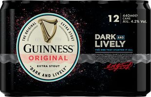 Guinness Original Stout Beer 12x440ml