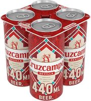 Cruzcampo Lager Beer Cans