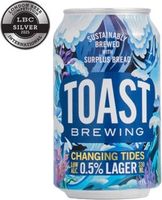 Toast Brewing Changing Tides 0.5% Lager