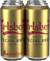Carlsberg Special Brew Lager Beer 4x440ml