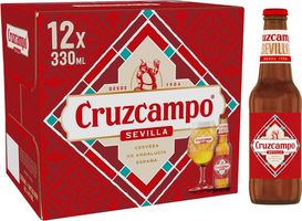 Cruzcampo Lager Beer Bottles