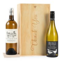 Thank You White Wine Gift Duo