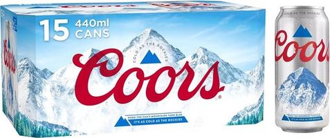 Coors Lager 15x440ml