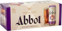 Greene King Abbot Ale Bitter 10 X 440ml