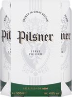 ASDA Pilsner Lager 4x500ml