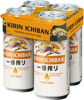 Kirin Ichiban Japanese Premium Beer 4x440ml