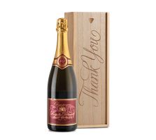 Champagne Réserve in "Thank You" Wood Box