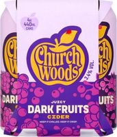 Churchwoods Dark Fruit Cider 4x440ml