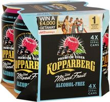 Kopparberg Alcohol Free With Mixed Fruit Cider Cans
