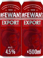 McEwan's Export Premium Ale Beer Cans