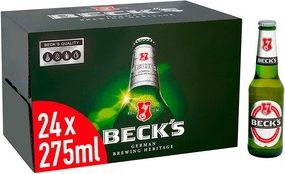 Becks German Pilsner-style Lager 24x275ml