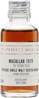 Macallan 1979 Sample / 18 Year Old / Gran Reserva Speyside Whisky