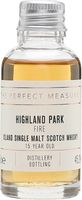 Highland Park Fire 15 Year Old Sample Island Single Malt Scotch Whisky