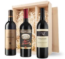 Premium Reds in Wood Gift Box