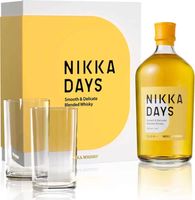 Nikka Days Blended Whisky Gift Set with 2 Gla...